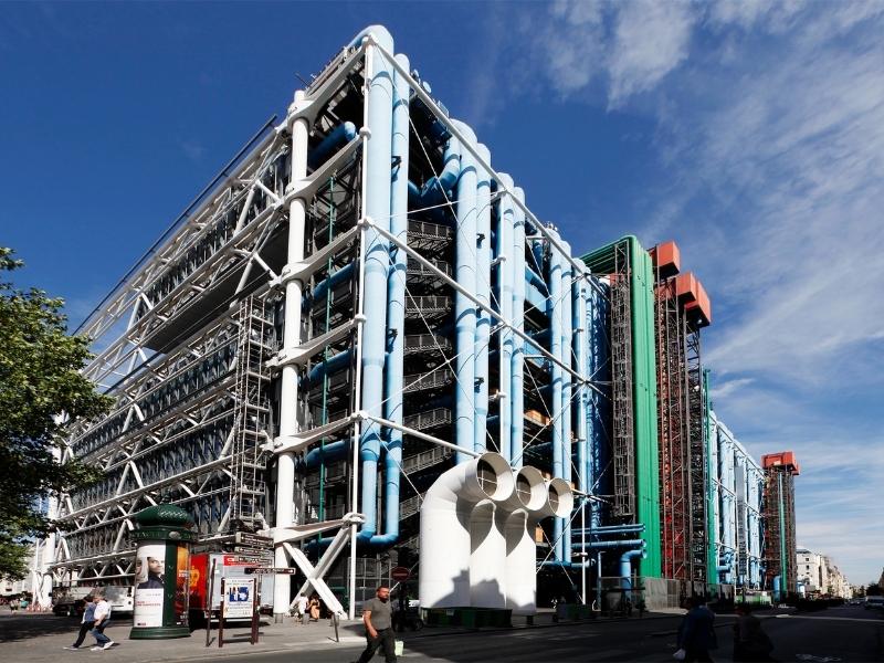 Pompidou Centre in Paris France.