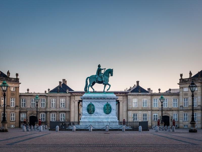 Amelienborg Palace Copenhagen.