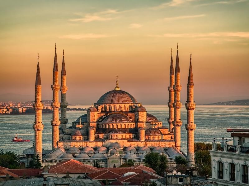 Blue Mosque in Istanbul.