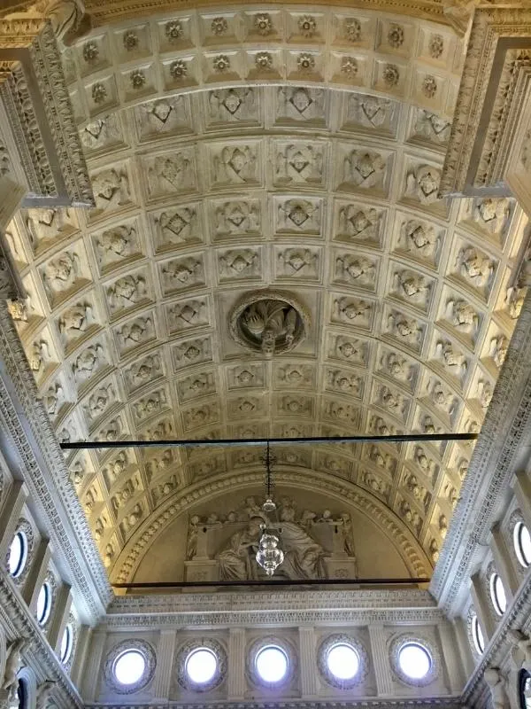 Interior of the Cathedral of St Lawrence in Trogir.