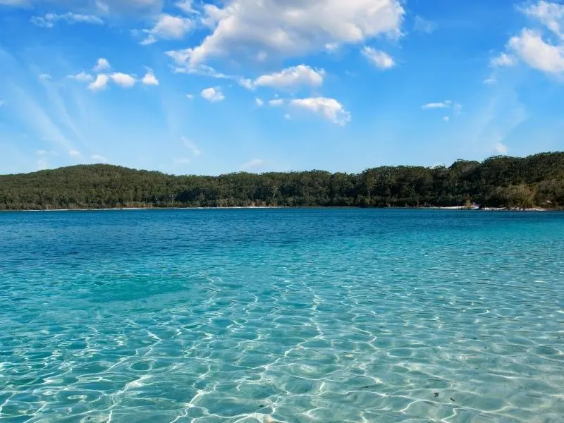 Lake Mackenzie Fraser Island.