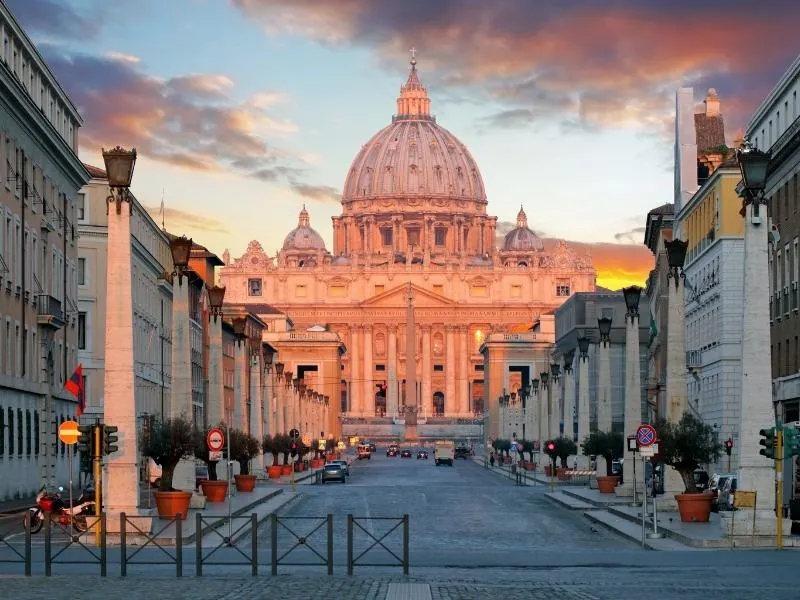 View of the Vatican.