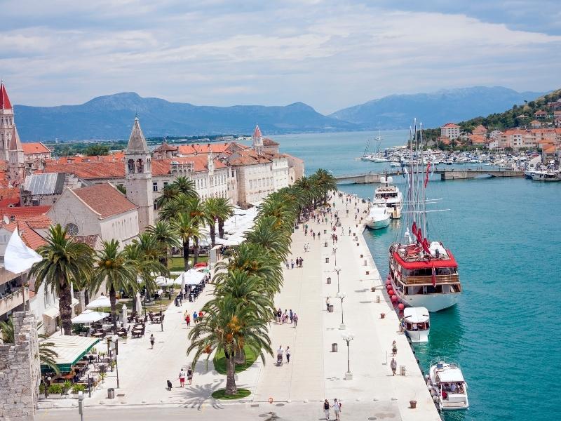The Croatian town of Trogir.