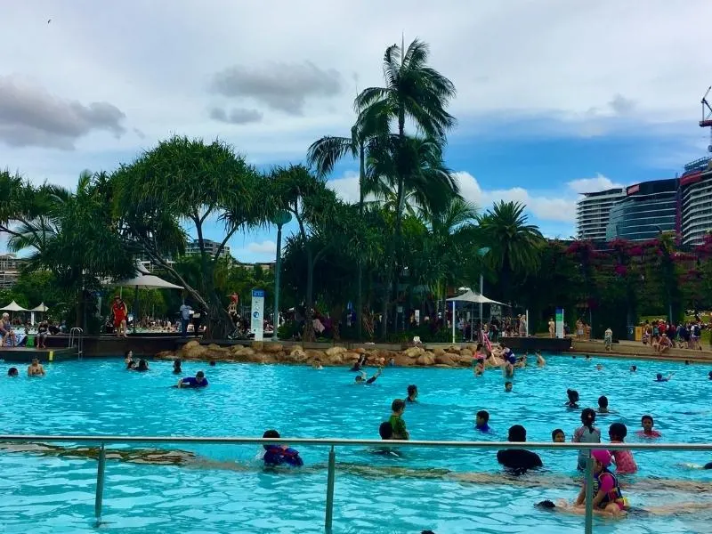 Boat Pool at South Bank Brisbane.