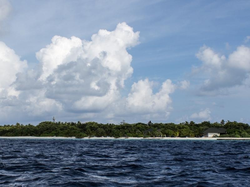 Meedhupparu Island in the Maldives.
