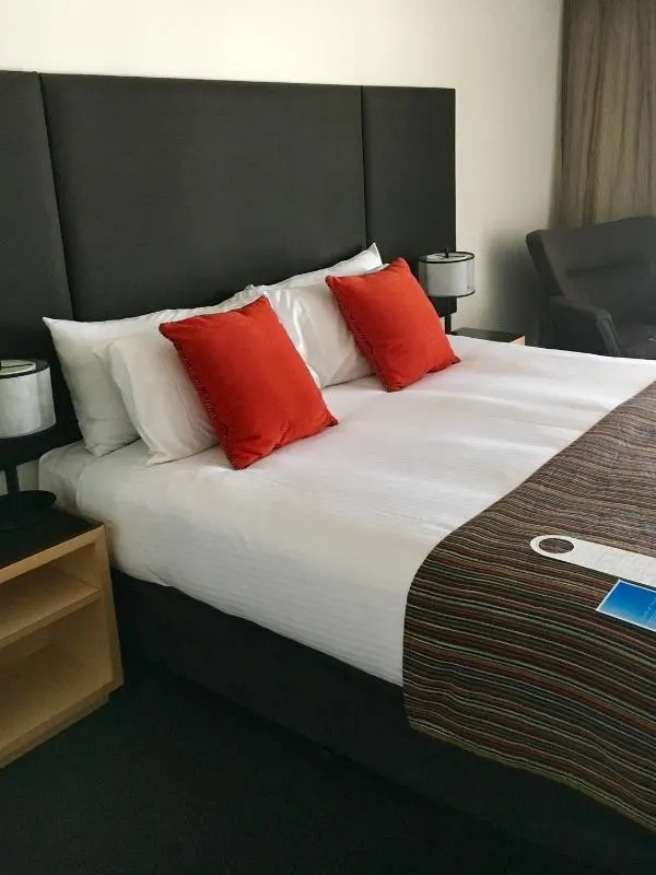 Bed at the Mantra Hotel South Bank Brisbane.