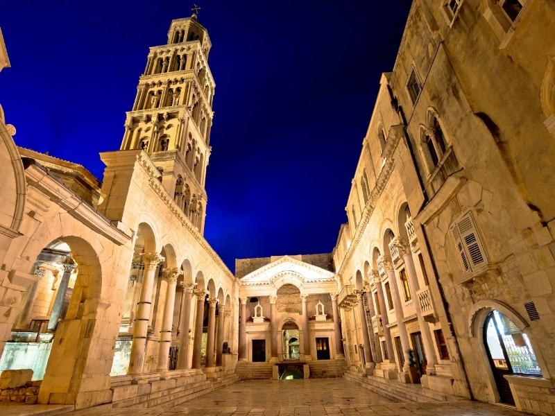 Palace of Diocletian in Split.