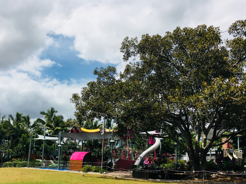 Playground in South Bank Brisbane .