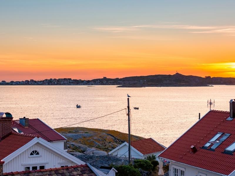 View over Swedish islands.