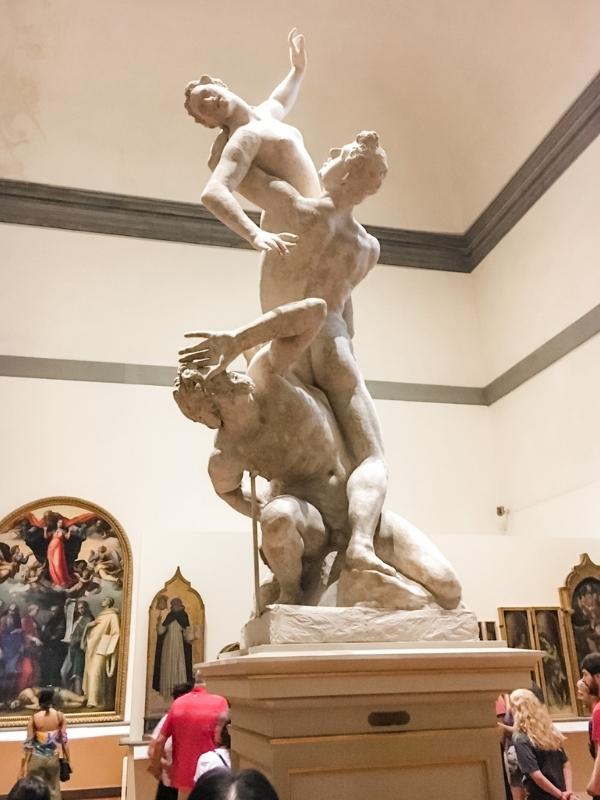 Giambologna's "Rape of the Sabine Women.