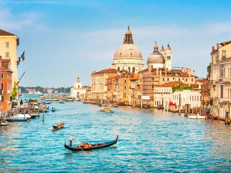 The Grand Canal in Venice.