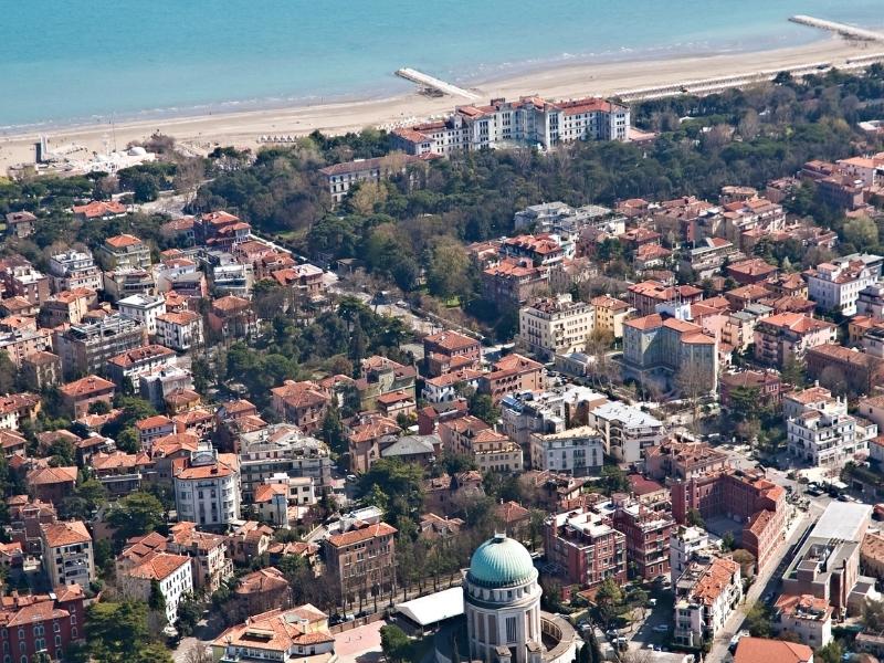 Venice Lido from above.