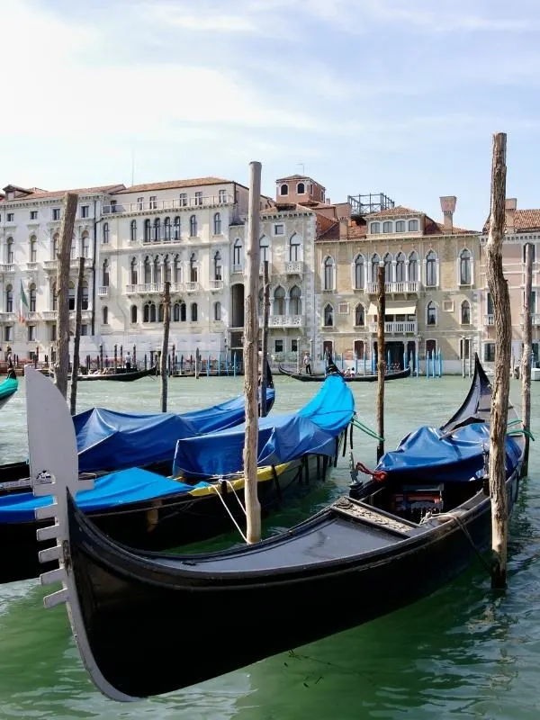 venice gondolas.