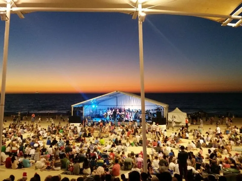 Carols in the amphitheatre.