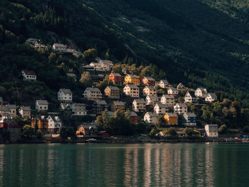 The village of Odda in Norway.