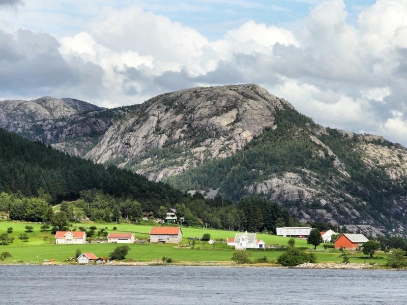 The Norwegian village of Avaldnes.