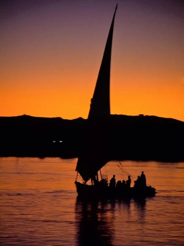 Boat on the Nile.