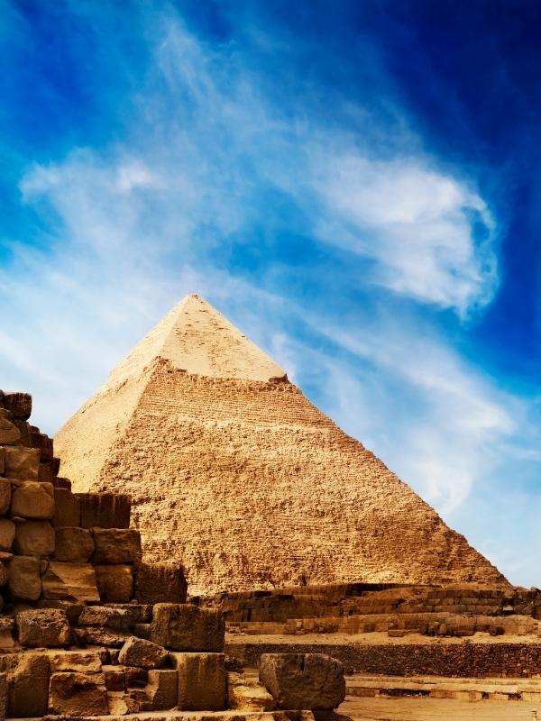 Pyramid in Egypt.