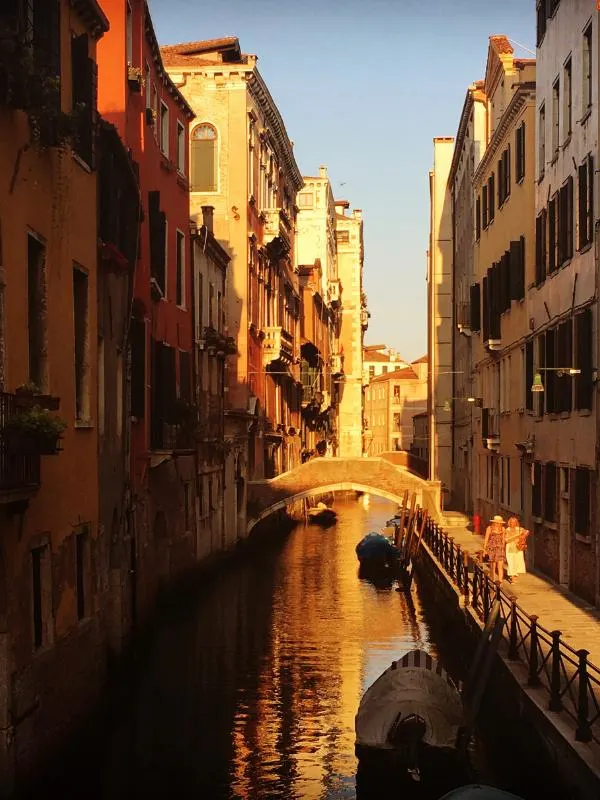 Golden hour in Venice