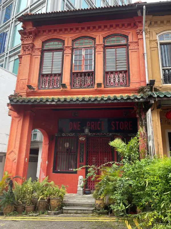 Shophouse in Singapore.