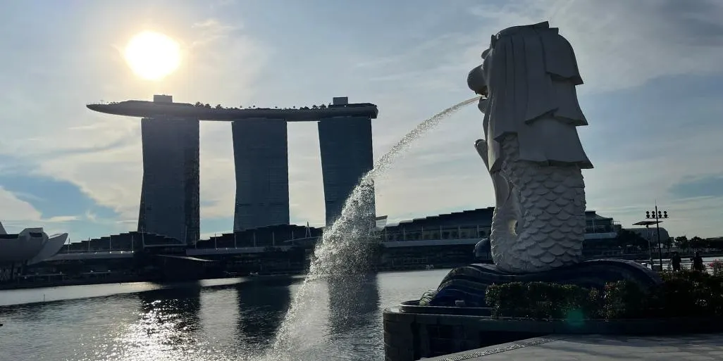 Singapore at sunrise