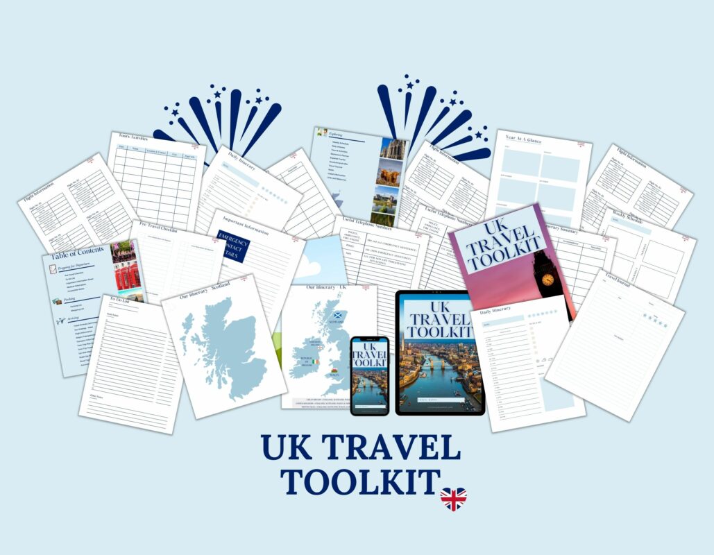 UK Travel Toolkit mockup for FB