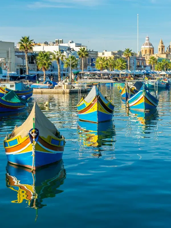 Marsaxlokk harbour.