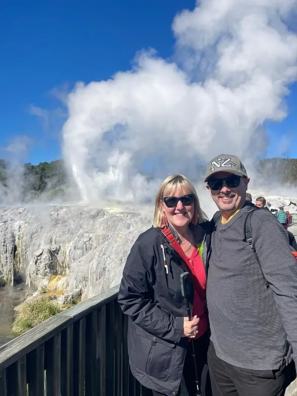 Geysers at te Puia