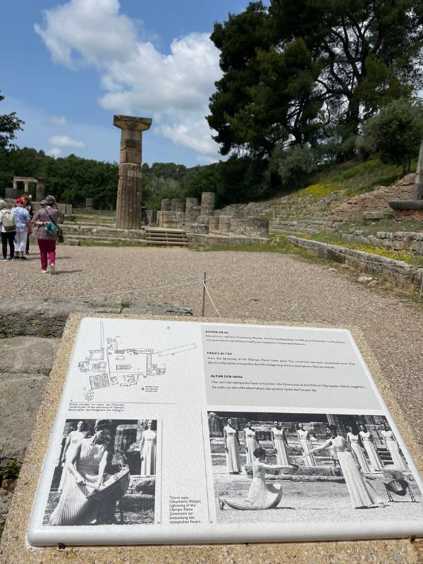 Don't miss the temple of Hera when visiting olympia.