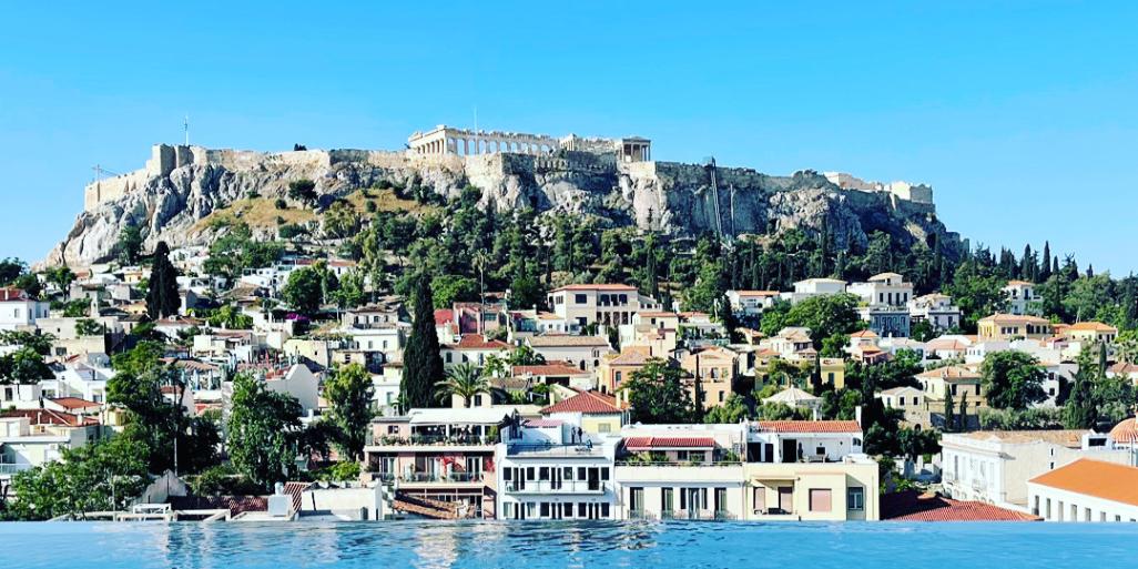 View of the Acropolis in Greece Travel Planning.