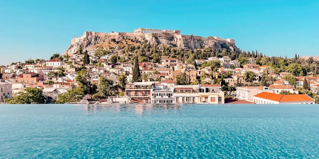 View of the Acropolis from The Dolli hotel