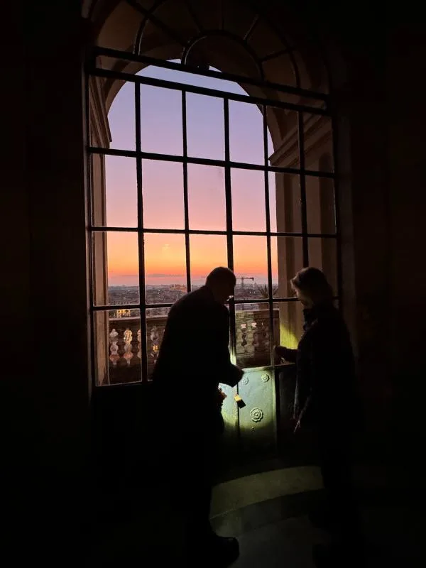 Vatican Museums sunrise keys