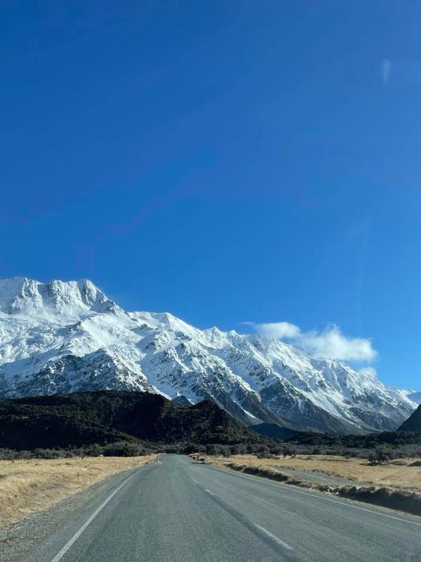 Drive to Mt Aoraki