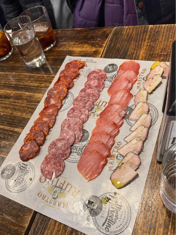 Meat options for tapas