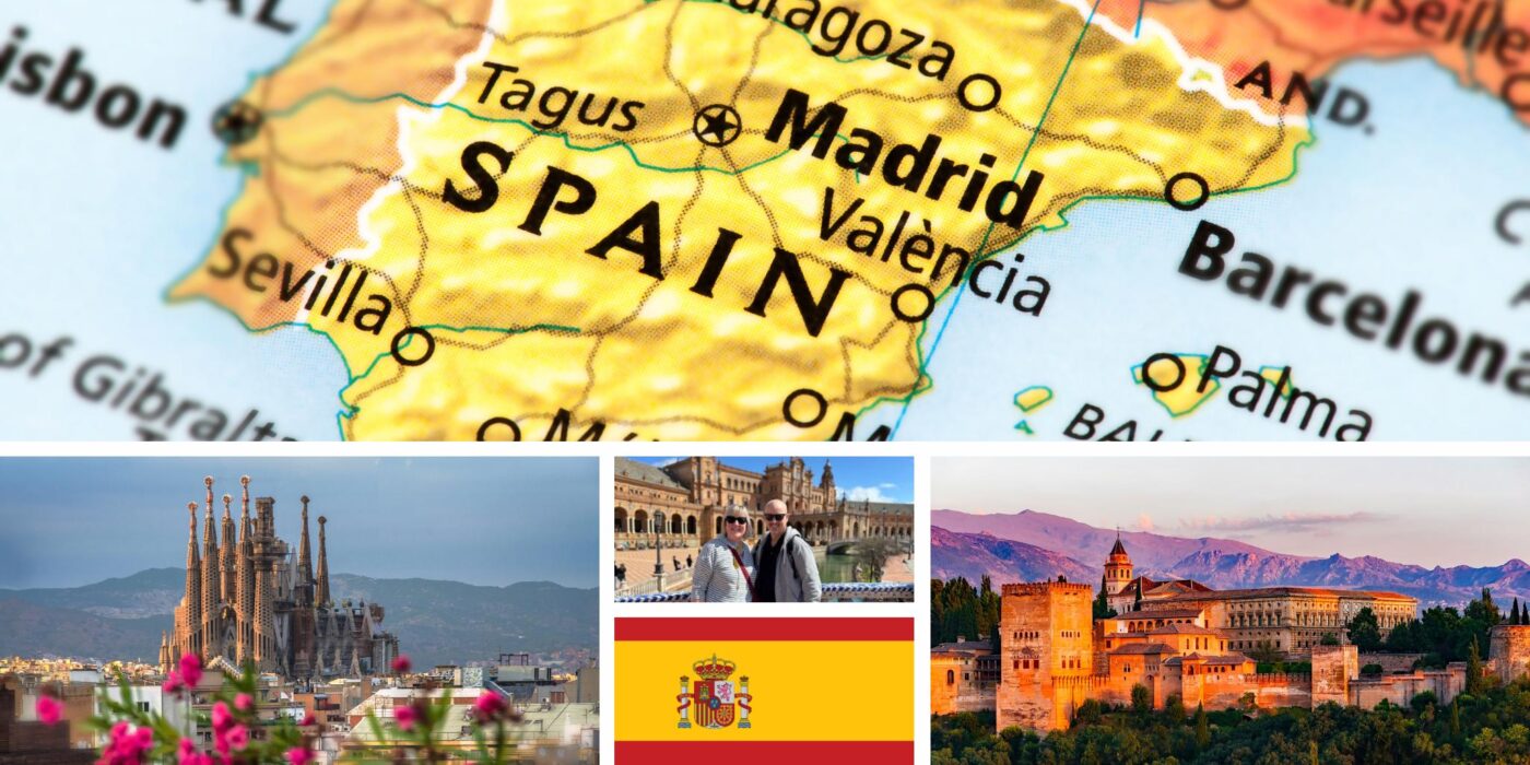 Various images depicting Spain.