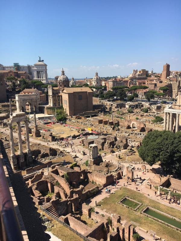 The Roman Forum.