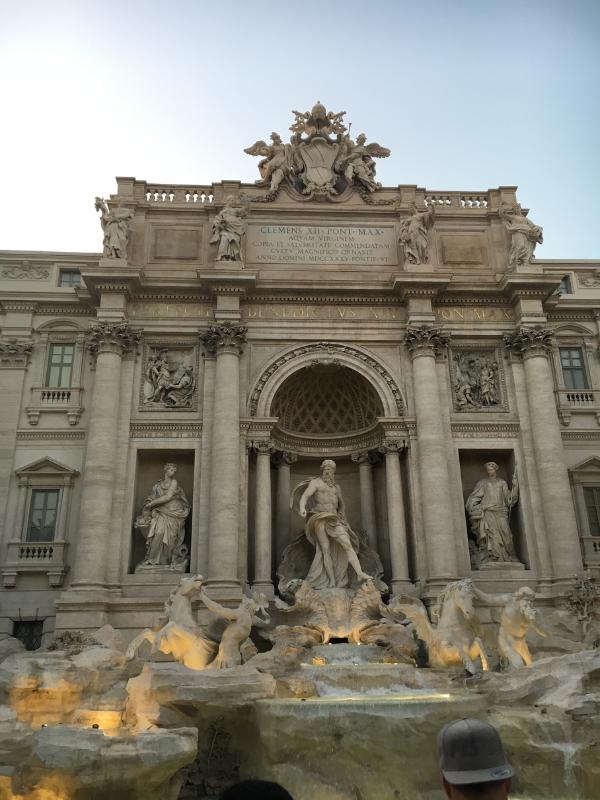 Trevi Fountain.