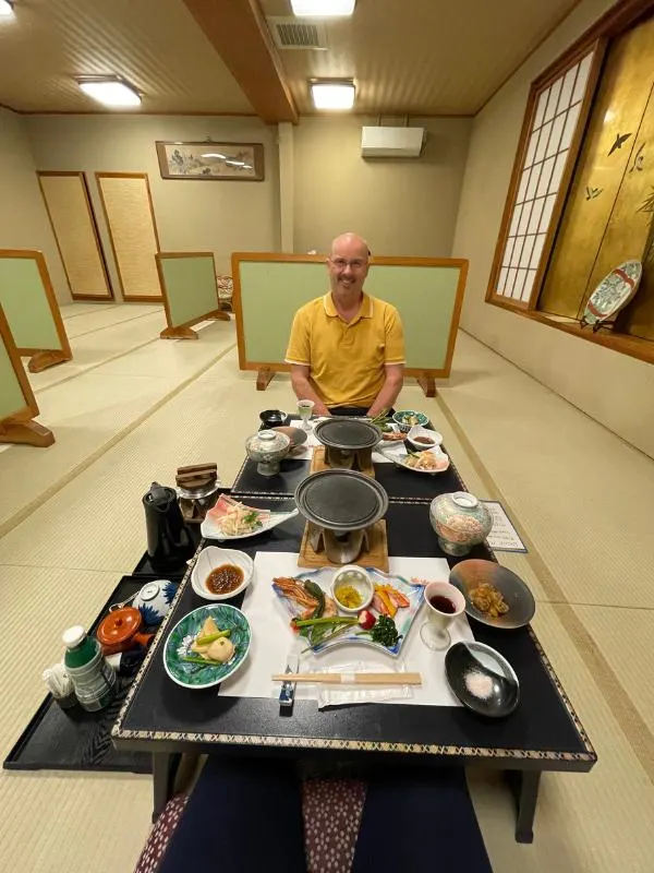 Doug at Onson for dinner