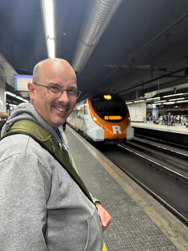 Episode 54 Catching a regional train in Spain.