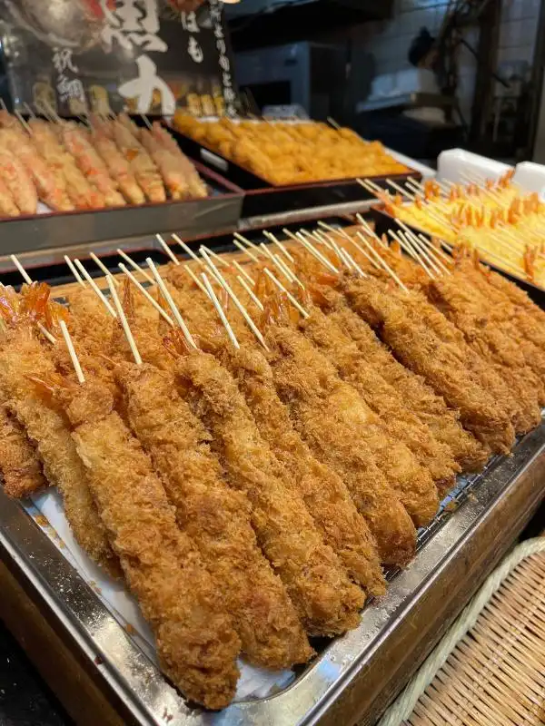 Food in market in Japan