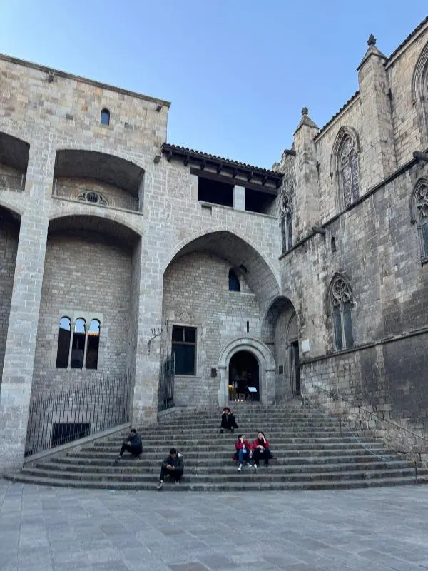 The old town Barcelona