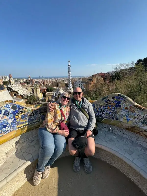 Tracy and Doug at Park Guell