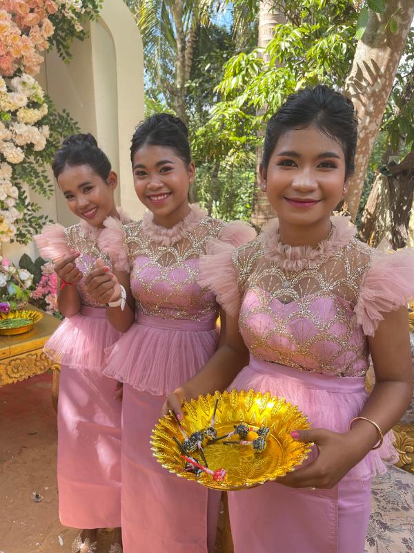 Bridesmaids in Cambodia