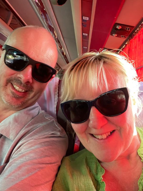 Doug and Tracy on tuktuk