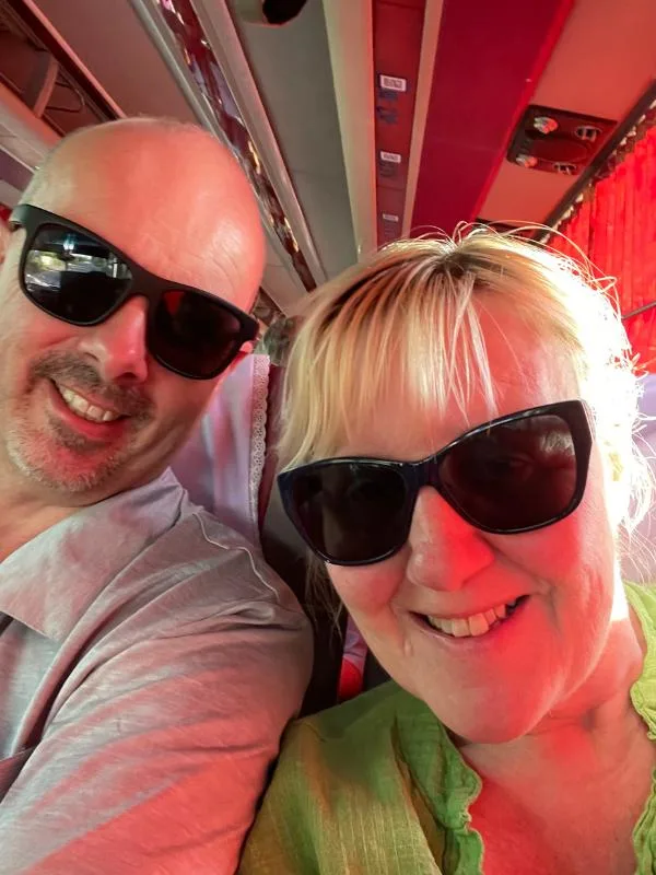 Doug and Tracy on tuktuk