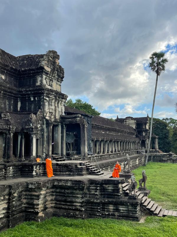 Monks at Angkor Wat