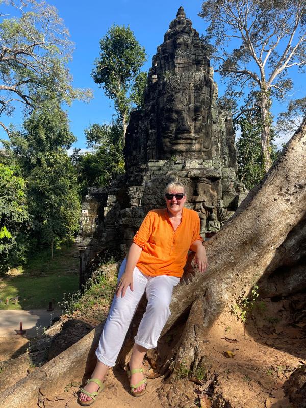 Tracy in Cambodia